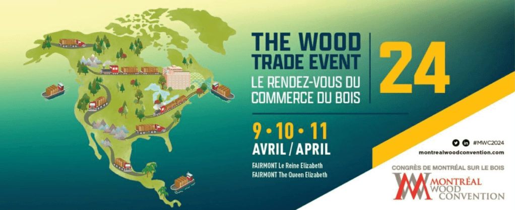 Map illustration is integrated into a website hero image with a light-to-dark green gradient background, text in dark green and white providing the event details, and vibrant yellow accents.